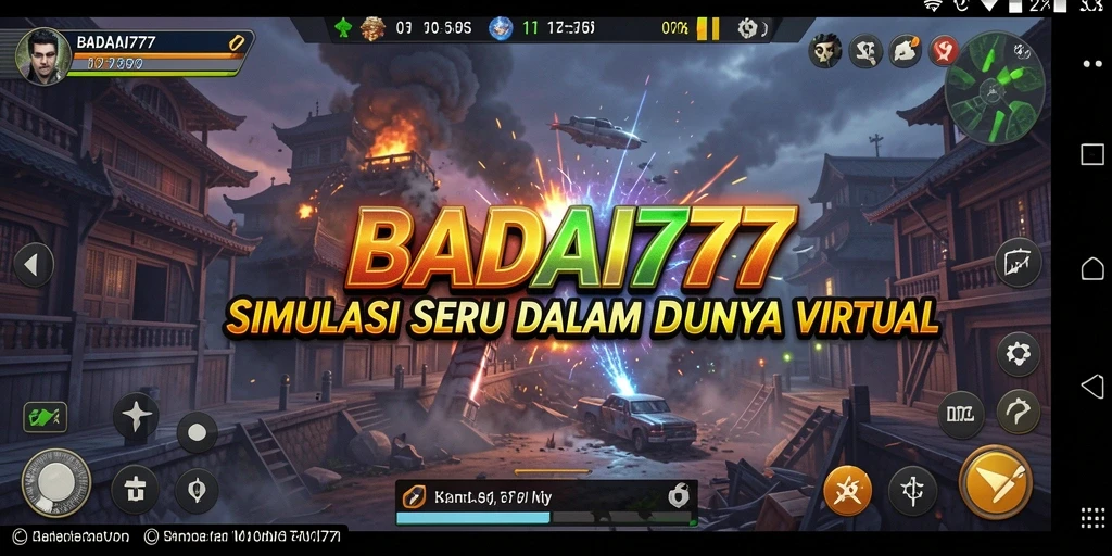 Screenshot utama BADAI777 menunjukkan gameplay Simulation yang mendebarkan.