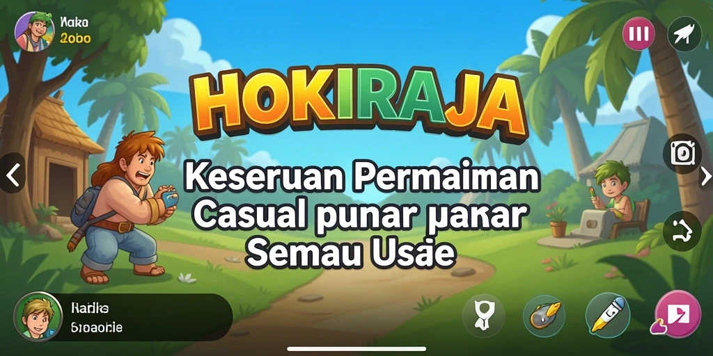 Tampilan seru gameplay HOKIRAJA yang mengasyikkan dan penuh warna.