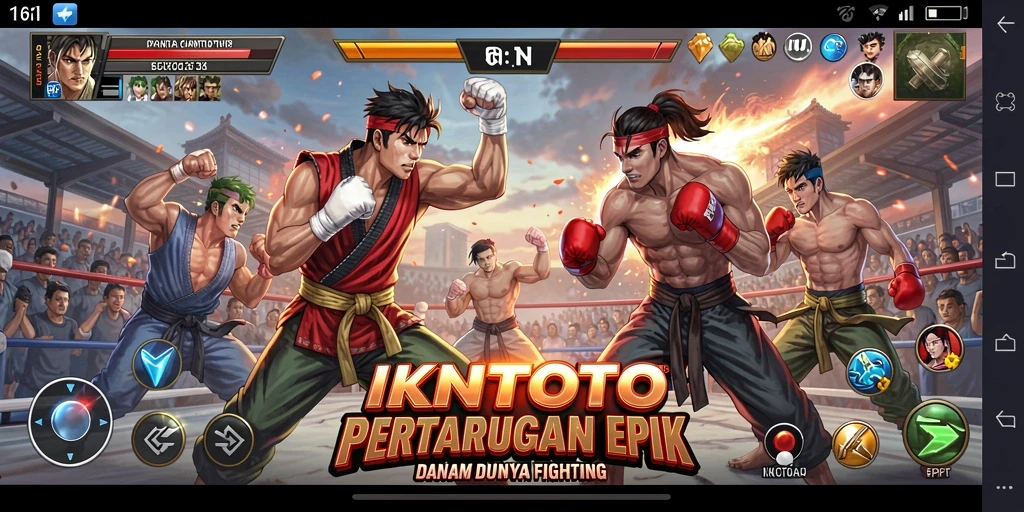 Gameplay menarik dan pertarungan epik di IKNTOTO.