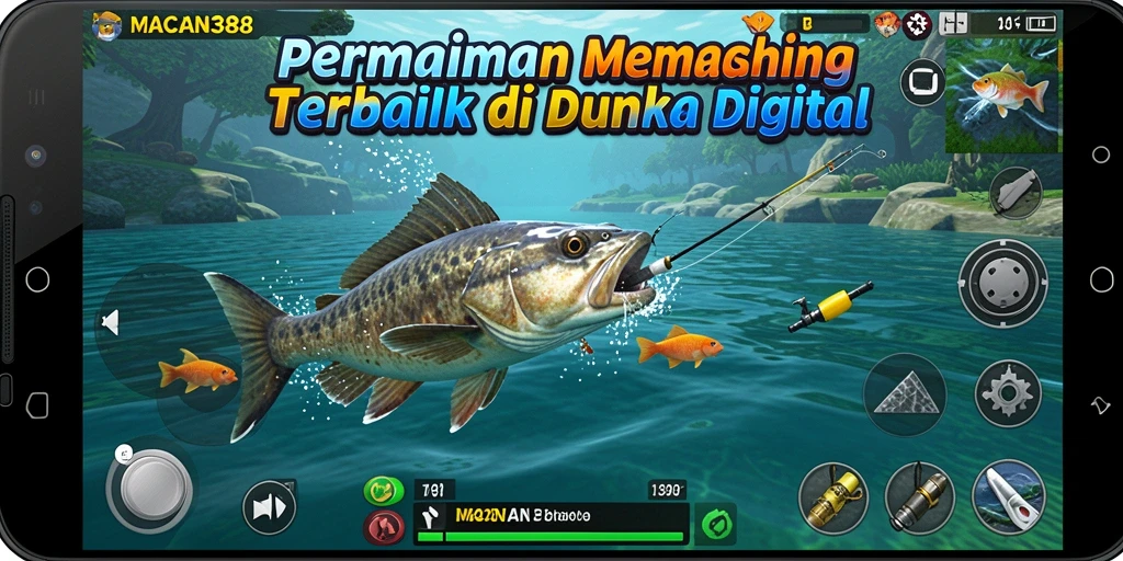 Tangkapan ikan besar dan grafis memukau dalam gameplay MACAN388.