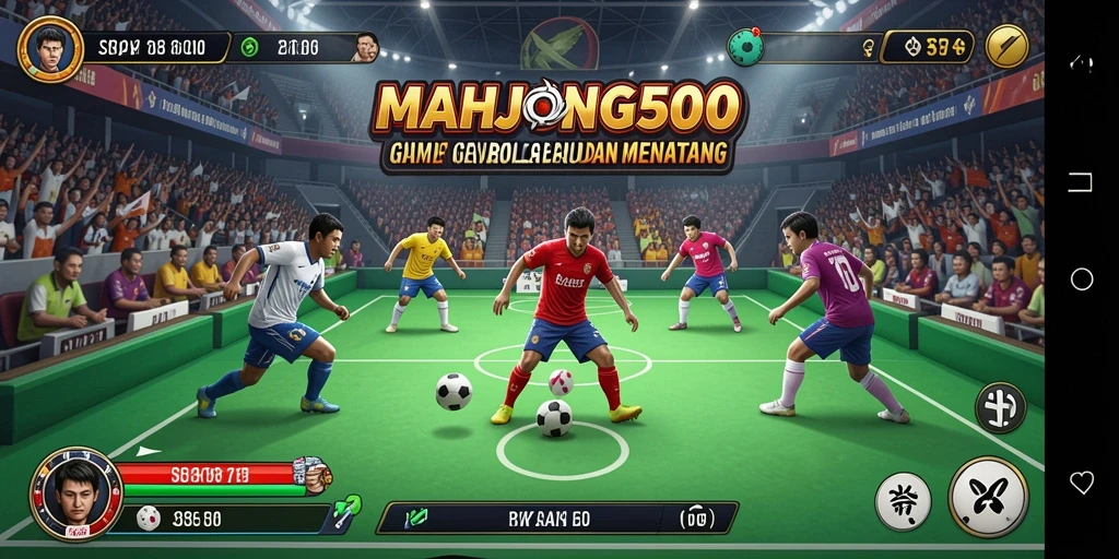Tampilan gameplay realistik di MAHJONG500 yang mendebarkan.