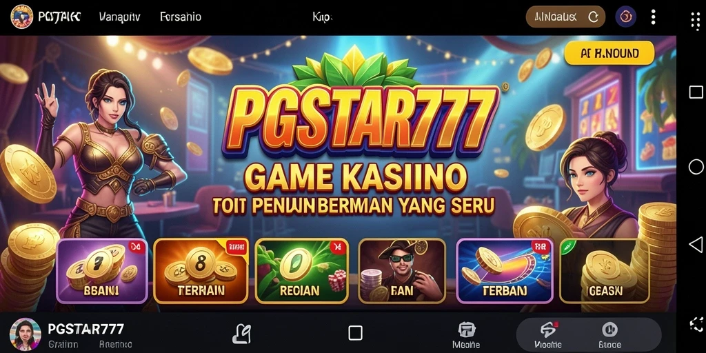 Screenshot PGSTAR777 menampilkan gameplay Kasino yang seru dan menarik.