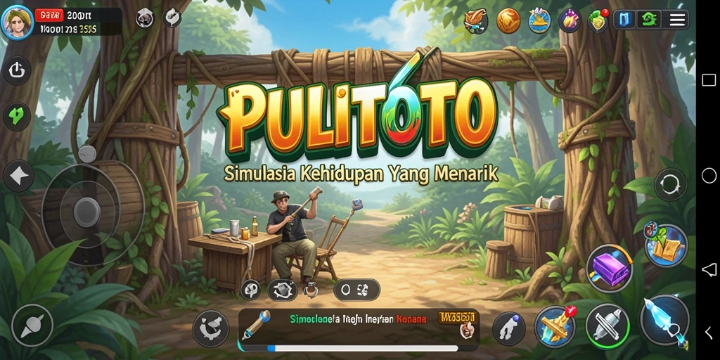 Tampilan gameplay PULITOTO yang menarik dan interaktif.