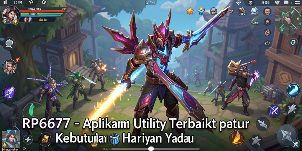 Tampilan aplikasi RP6677 dengan fitur Utility yang lengkap.
