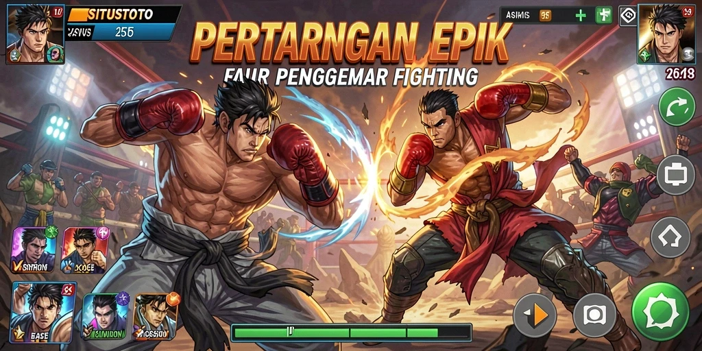 Tangkapan layar gameplay SITUSTOTO yang menunjukkan aksi pertarungan mendebarkan.