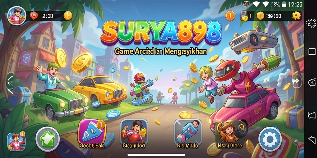 Tangkapan layar utama dari gameplay <strong>SURYA898</strong> yang seru dan penuh aksi.