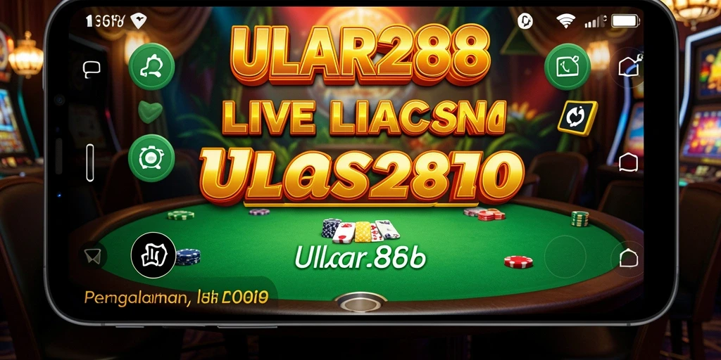 Gameplay Live Casino yang dinamis dan mendebarkan di ULAR288.